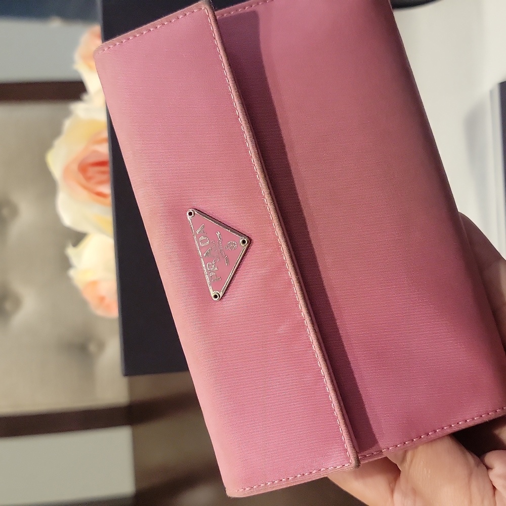Authentic Prada Tessuto Wallet With Box - image 6
